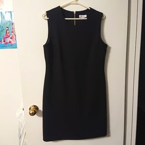 Calvin Klein Sleeveless Shift Dress - Black/Size 12